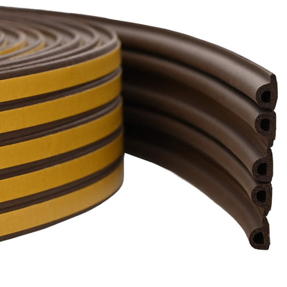 Zelfklevende raamafdichting Bruin 9 x 6 mm 12 m EPDM-schuim