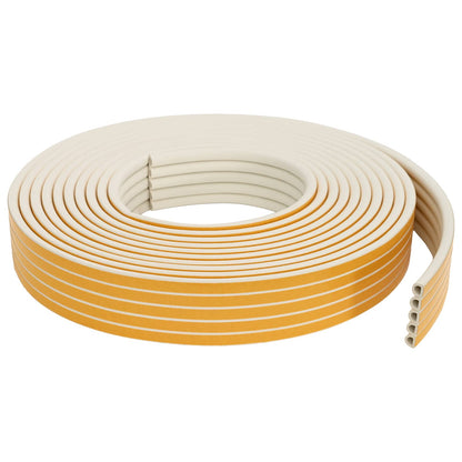 Zelfklevende raamafdichting Wit 9 x 8 mm 12 m EPDM-schuim