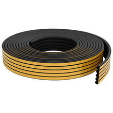Zelfklevende raamafdichting Zwart 9 x 8 mm 50 m EPDM-schuim