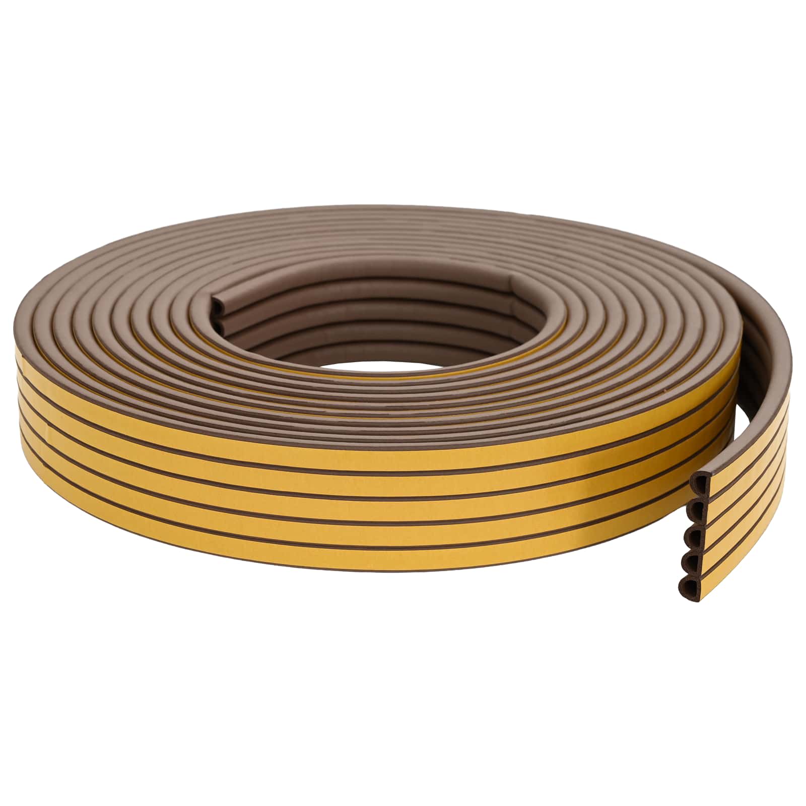 Zelfklevende raamafdichting Bruin 9 x 8 mm 25 m EPDM-schuim