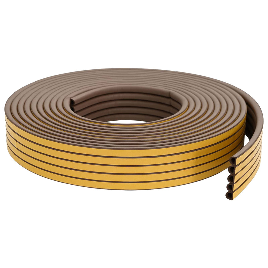 Zelfklevende raamafdichting Bruin 9 x 8 mm 25 m EPDM-schuim