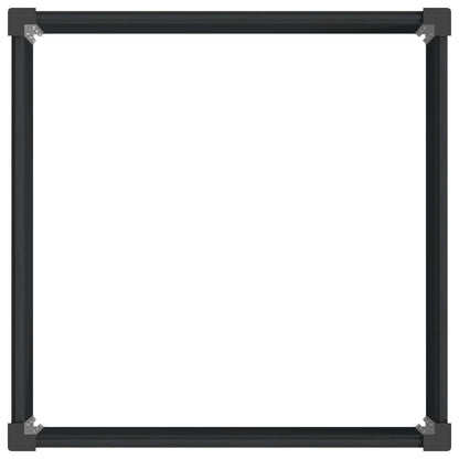 Verhoogde plantenbak Zwart 100 x 100 x 54 cm alu.