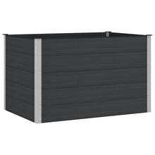 Verhoogde plantenbak Zwart 150 x 100 x 91 cm alu.
