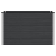 Verhoogde plantenbak Zwart 150 x 100 x 91 cm alu.