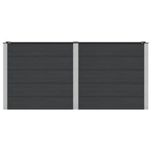 Verhoogde plantenbak Zwart 200 x 50 x 91 cm alu.