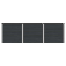 Verhoogde plantenbak Zwart 300 x 50 x 91 cm alu.