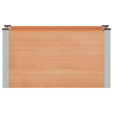 Verhoogde plantenbak Bruin 100 x 50 x 54 cm alu.