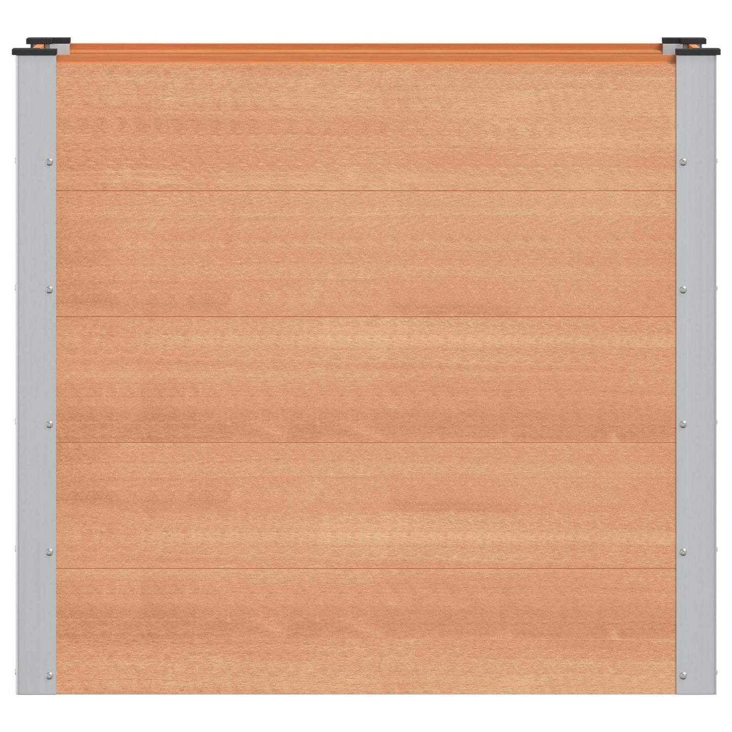 Verhoogde plantenbak Bruin 100 x 50 x 91 cm alu.