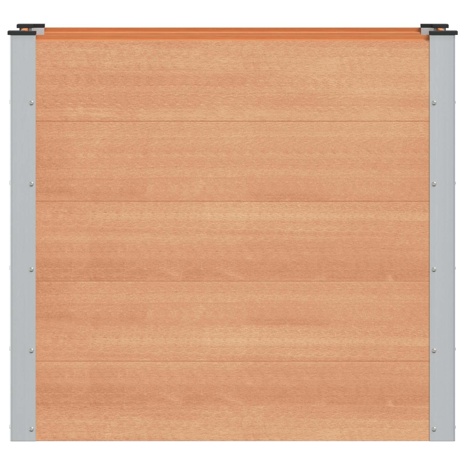 Verhoogde plantenbak Bruin 100 x 50 x 91 cm alu.