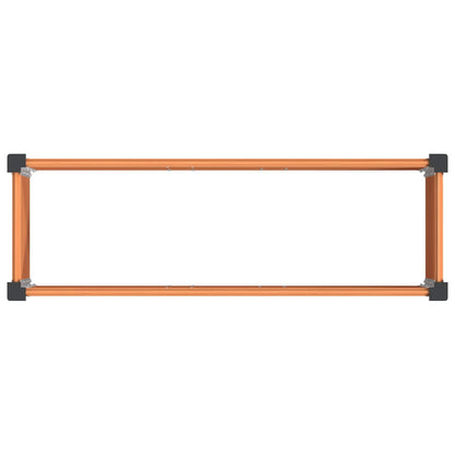 Verhoogde plantenbak Bruin 150 x 50 x 54 cm alu.