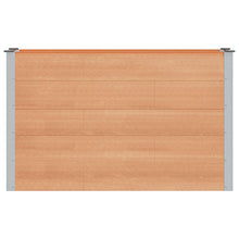 Verhoogde plantenbak Bruin 150 x 50 x 91 cm alu.