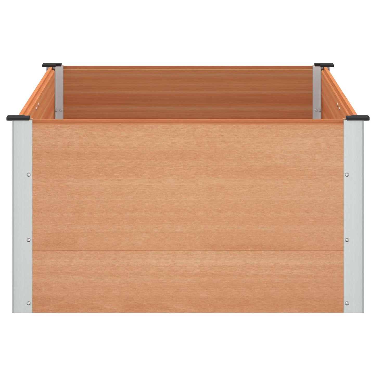 Verhoogde plantenbak Bruin 150 x 100 x 54 cm alu.