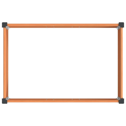 Verhoogde plantenbak Bruin 150 x 100 x 54 cm alu.