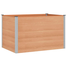 Verhoogde plantenbak Bruin 150 x 100 x 91 cm alu.