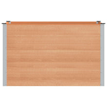 Verhoogde plantenbak Bruin 150 x 100 x 91 cm alu.