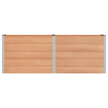 Verhoogde plantenbak Bruin 250 x 50 x 91 cm alu.