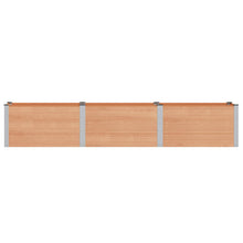 Verhoogde plantenbak Bruin 300 x 50 x 54 cm alu.