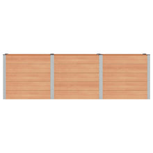Verhoogde plantenbak Bruin 300 x 50 x 91 cm alu.