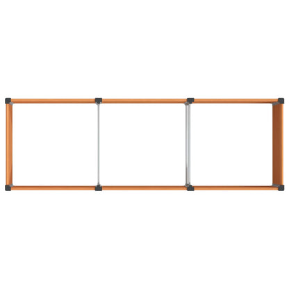 Verhoogde plantenbak Bruin 300 x 100 x 54 cm alu.