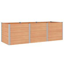 Verhoogde plantenbak Bruin 300 x 100 x 91 cm alu.