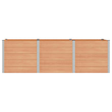Verhoogde plantenbak Bruin 300 x 100 x 91 cm alu.