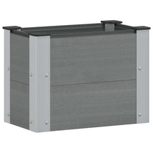 Verhoogde plantenbak Grijs 50 x 30 x 36 cm alu.
