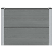 Verhoogde plantenbak Grijs 100 x 30 x 72 cm alu.