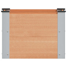 Verhoogde plantenbak Bruin 50 x 30 x 36 cm alu.