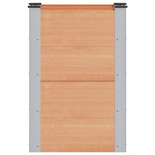 Verhoogde plantenbak Bruin 50 x 30 x 72 cm alu.