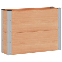 Verhoogde plantenbak Bruin 100 x 30 x 72 cm alu.