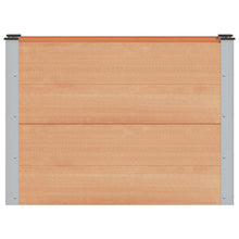 Verhoogde plantenbak Bruin 100 x 30 x 72 cm alu.