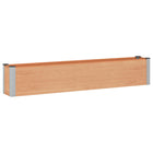 Raised Planter Brown 200 x 30 x 36 cm alu.