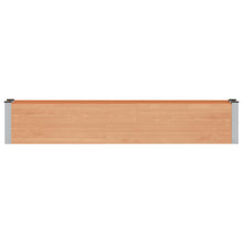 Verhoogde plantenbak Bruin 200 x 30 x 36 cm alu.