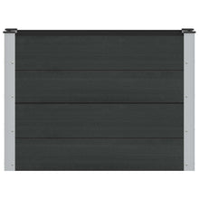Verhoogde plantenbak Zwart 100 x 30 x 72 cm alu.