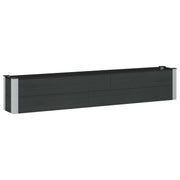 Plantenbak 200x30x36 cm WPC aluminium zwart
