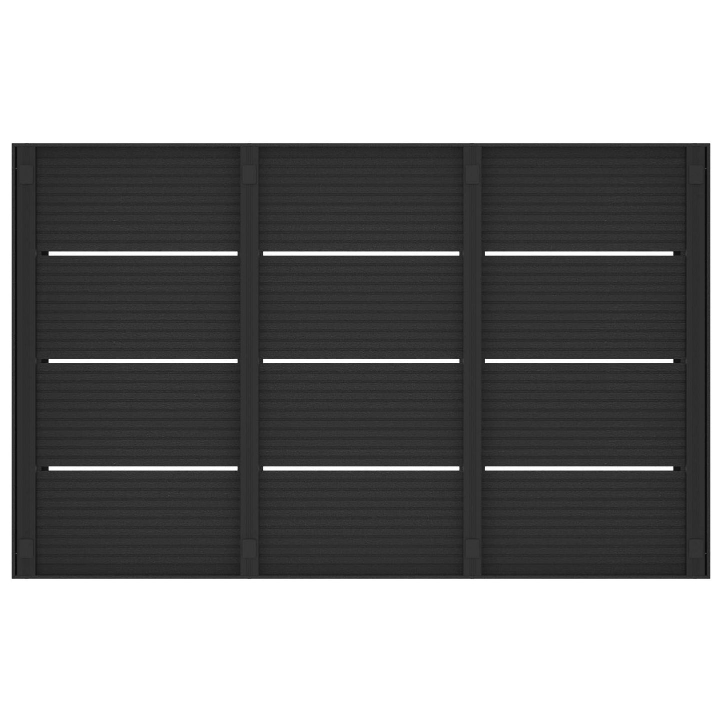 Douchebasisplaat Zwart 101 x 63 x 5,5 cm WPC