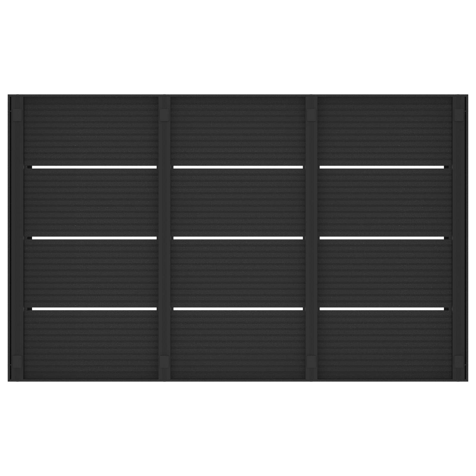 Douchebasisplaat Zwart 101 x 63 x 5,5 cm WPC