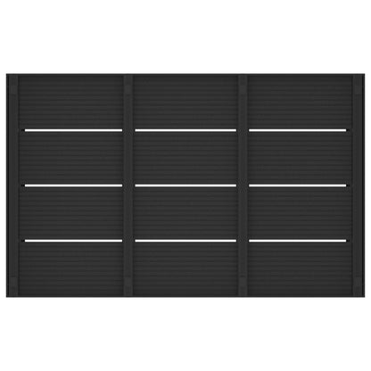 Douchebasisplaat Zwart 101 x 63 x 5,5 cm WPC