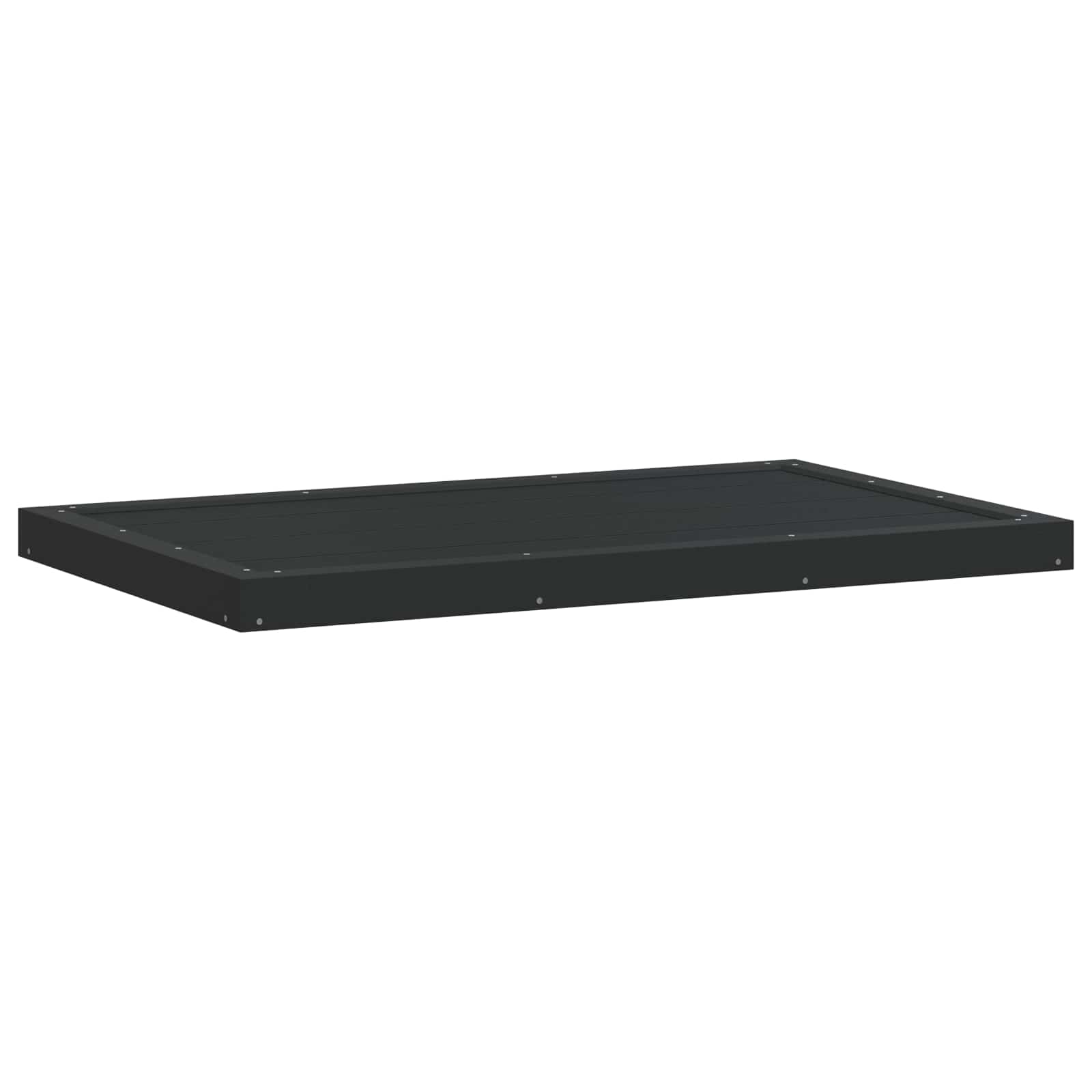 Douchebasisplaat Zwart 101 x 63 x 5,5 cm WPC