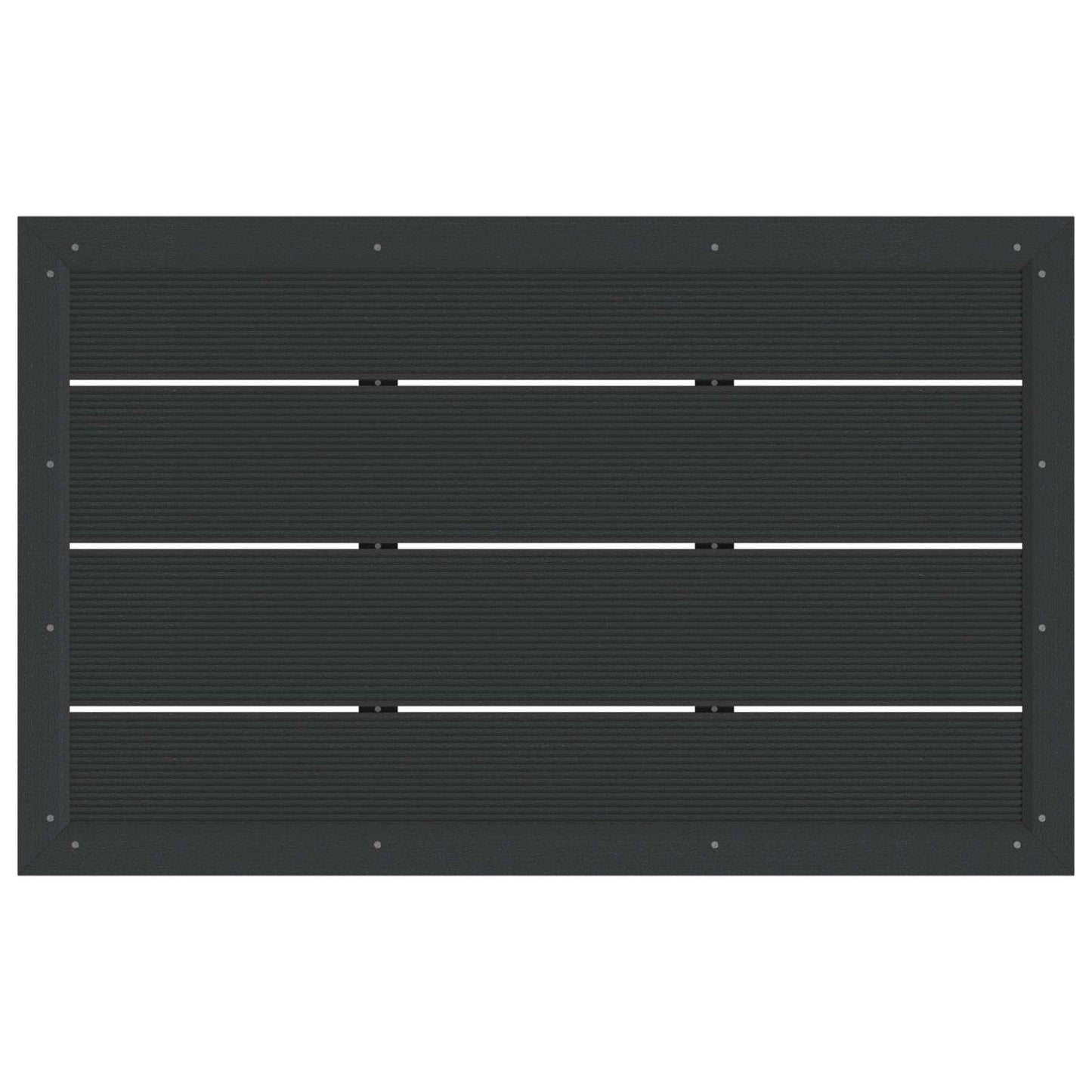 Douchebasisplaat Zwart 101 x 63 x 5,5 cm WPC