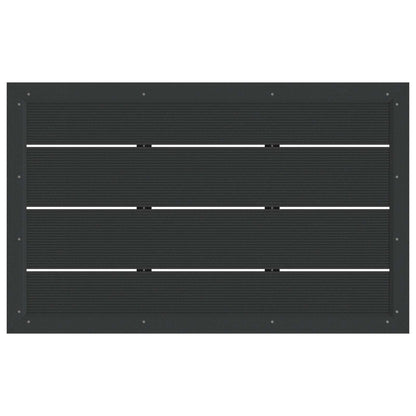 Douchebasisplaat Zwart 101 x 63 x 5,5 cm WPC