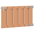 Tuinpoort 100 x 60 cm WPC en Aluminium Bruin
