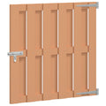 Tuinpoort 100 x 100 cm WPC en Aluminium Bruin