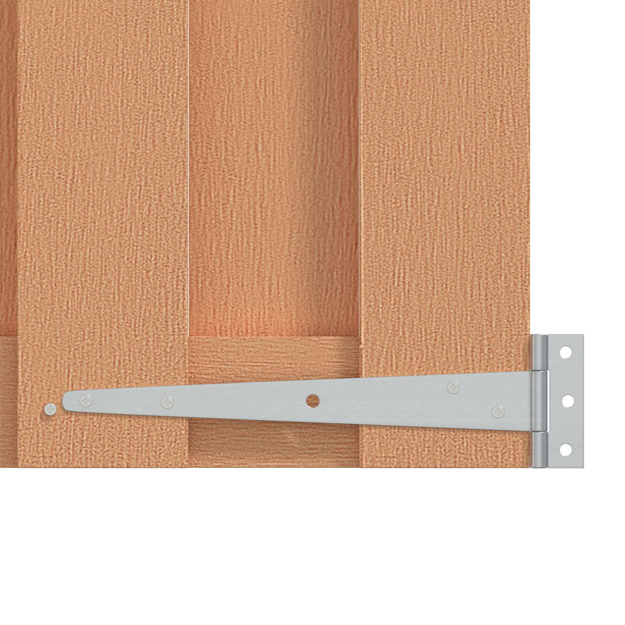 Tuinpoort 100 x 112 cm WPC en Aluminium Bruin