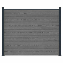Hekpaneel WPC en Aluminium Grijs