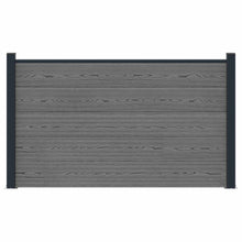Hekpaneel WPC en Aluminium Grijs