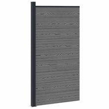 Hekpaneel WPC en Aluminium Grijs