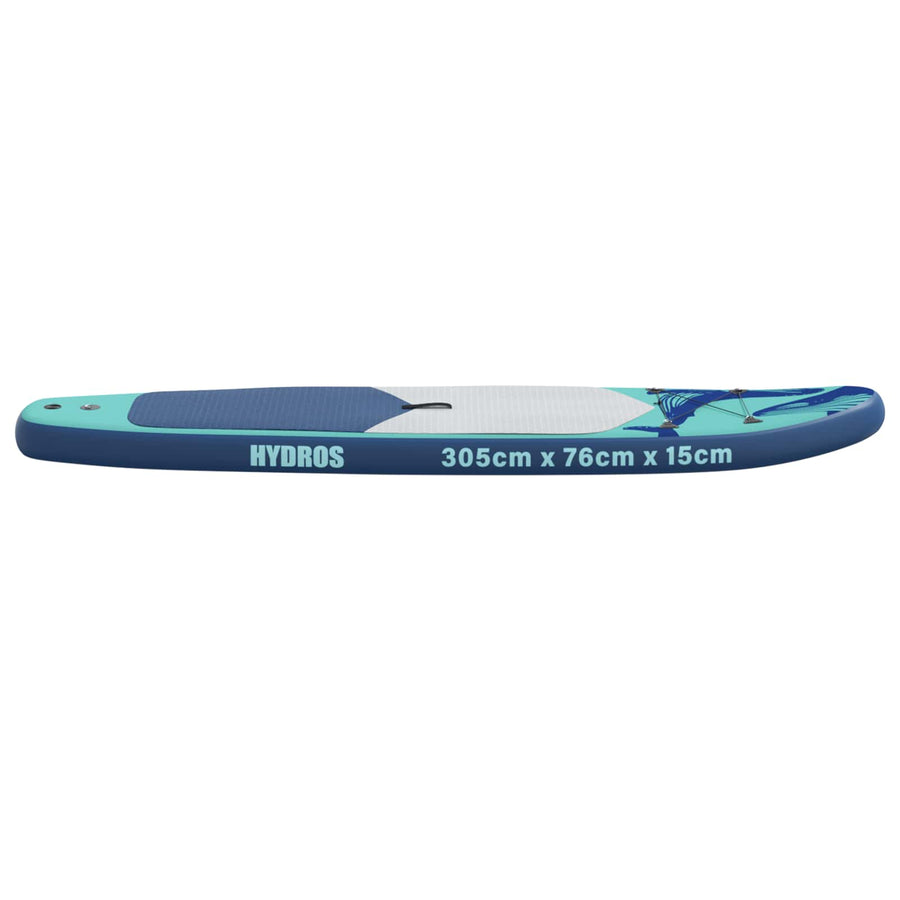 Opblaasbare Stand Up Paddle Board HYDROS 305 x 76 x 15 cm voor