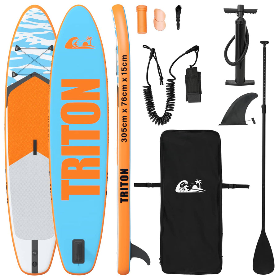 Opblaasbaar Stand Up Paddle Board TRITON 305 x 76 x 15 cm Blauw