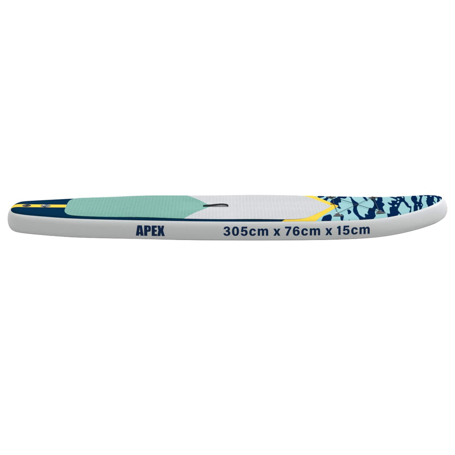 Opblaasbaar Stand Up Paddle Board APEX 305 x 76 x 15 cm Blauw
